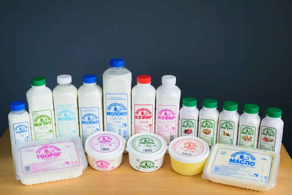 фотография продукта Молочные продукты "Деревенские" 